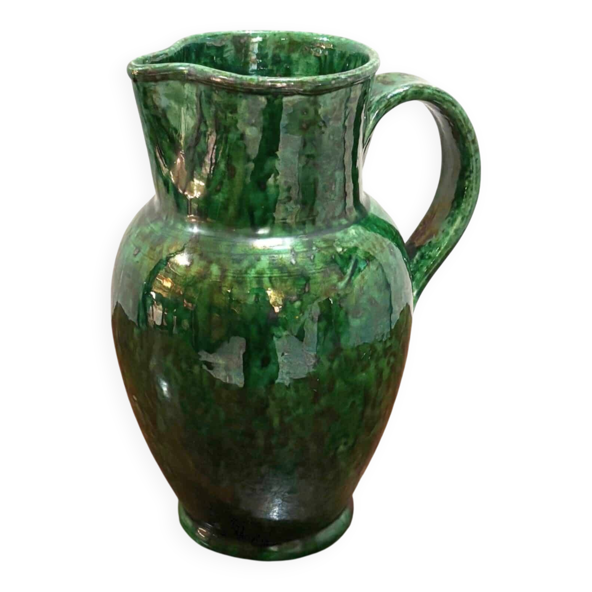 Ceramic pitcher Vallauris 1960s