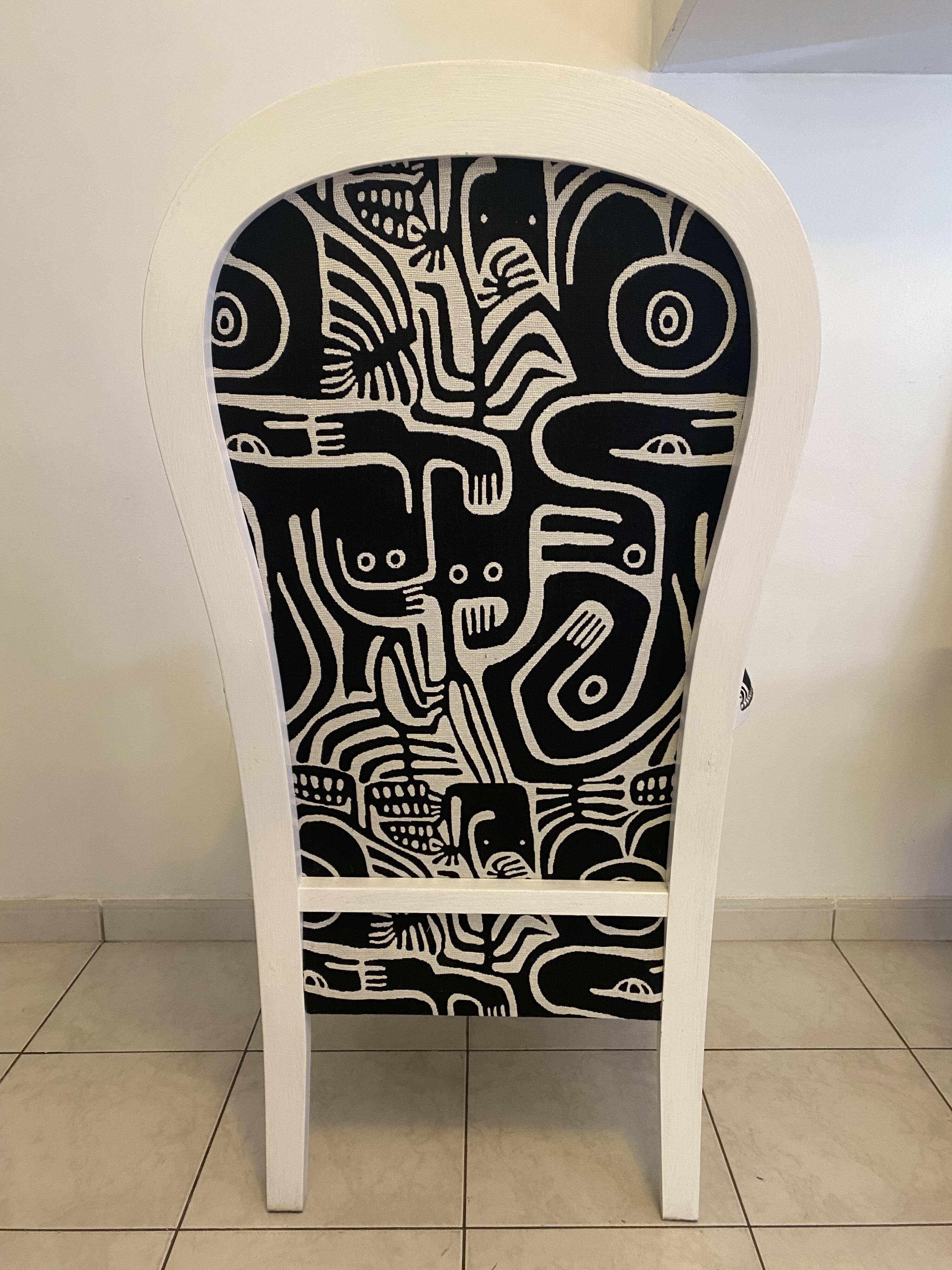 Fauteuil Voltaire, restauré