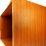 Gibbs teak record sideboard on hairpin legs mid century