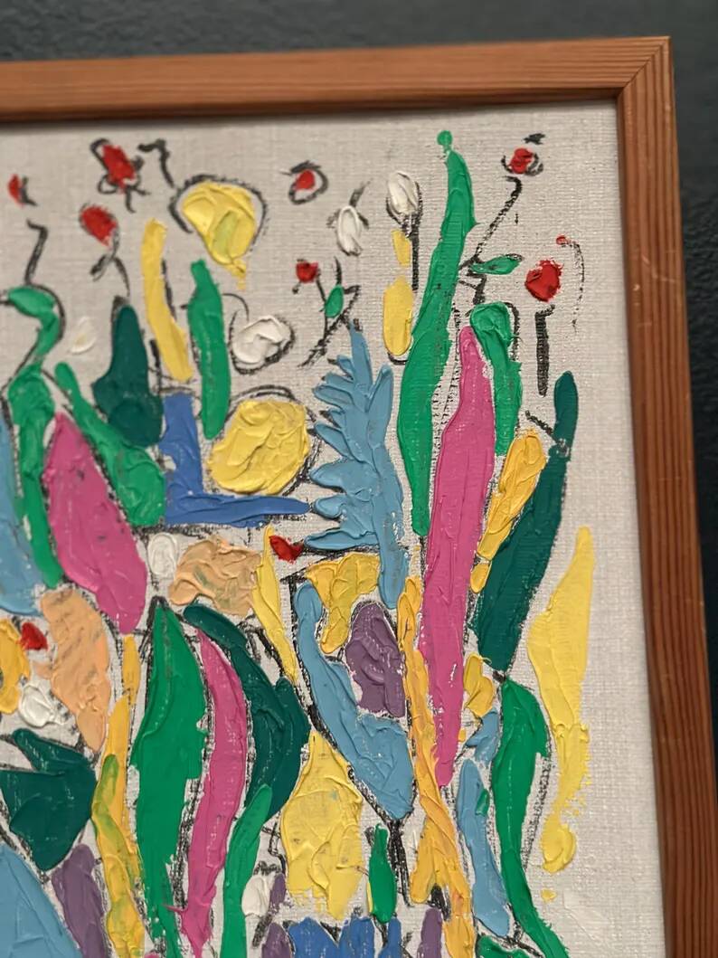 Original Swedish Oil on Canvas – “Brunning the Count ” by Leif Brünning – Dated 1989 – Vintage & Framed
