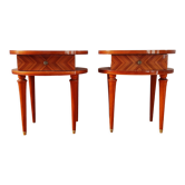 Paire de tables de chevet vintage