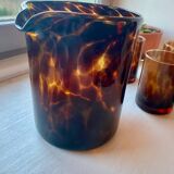 Blown glass carafe from the 60s