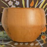 Mid-century Modern Hand-carved Wood Bowl, James Eriksson, Tasserud Sweden 1970s