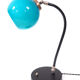 Lampe opaline bleue