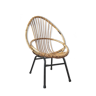 Vintage rattan child armchair