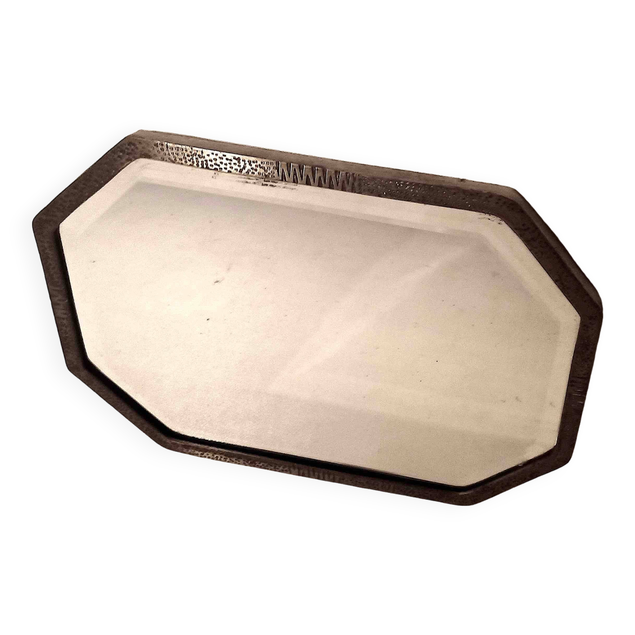Art Deco Beveled Mirror 58.8 x 41.2 cm