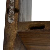 Vintage Danish rosewood wall shelf open floating shelf 60s design