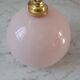 Round suspension in powder pink opaline 40-50s