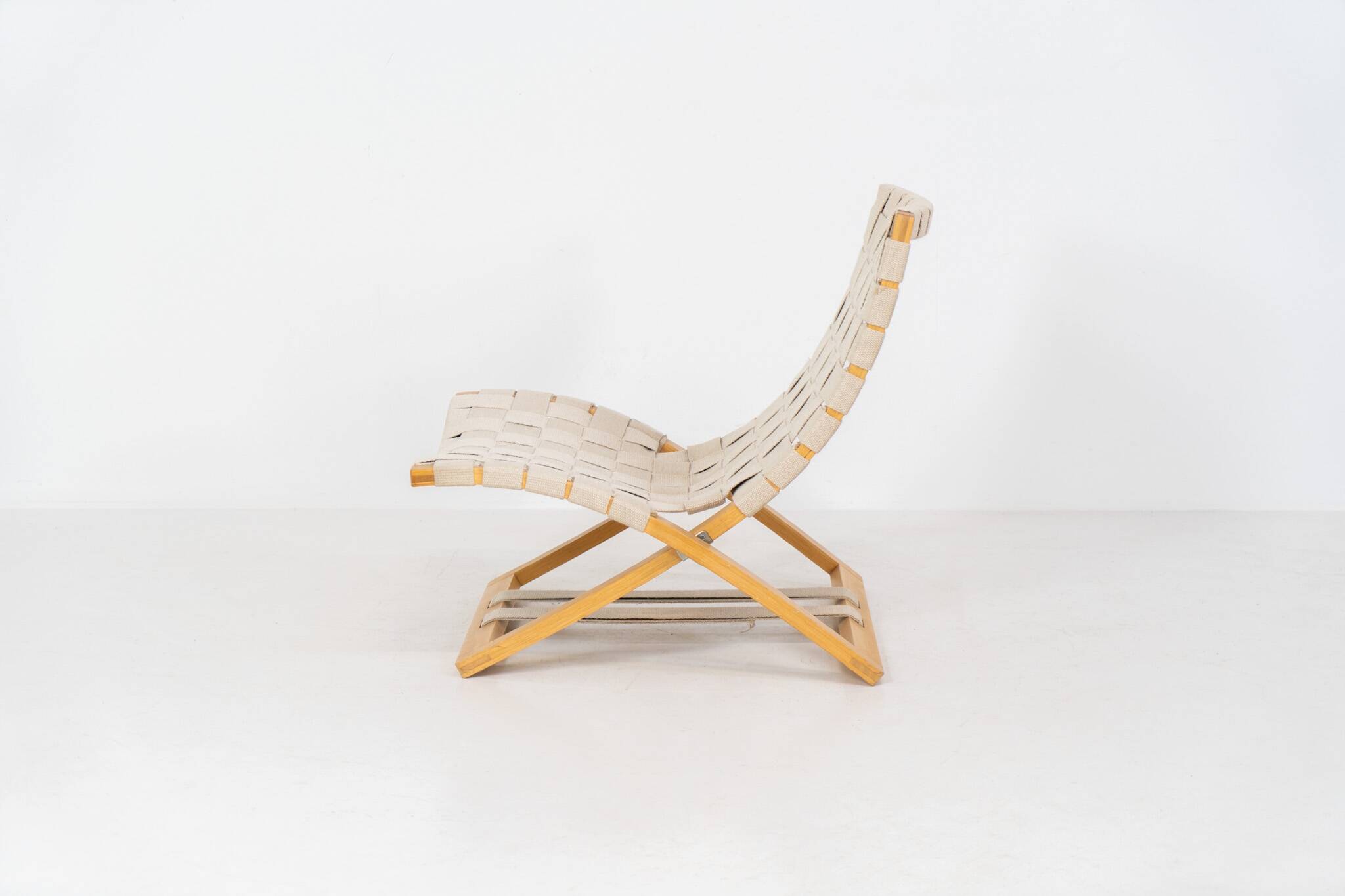 Rare folding chair by Ingmar Relling for Westnofa
