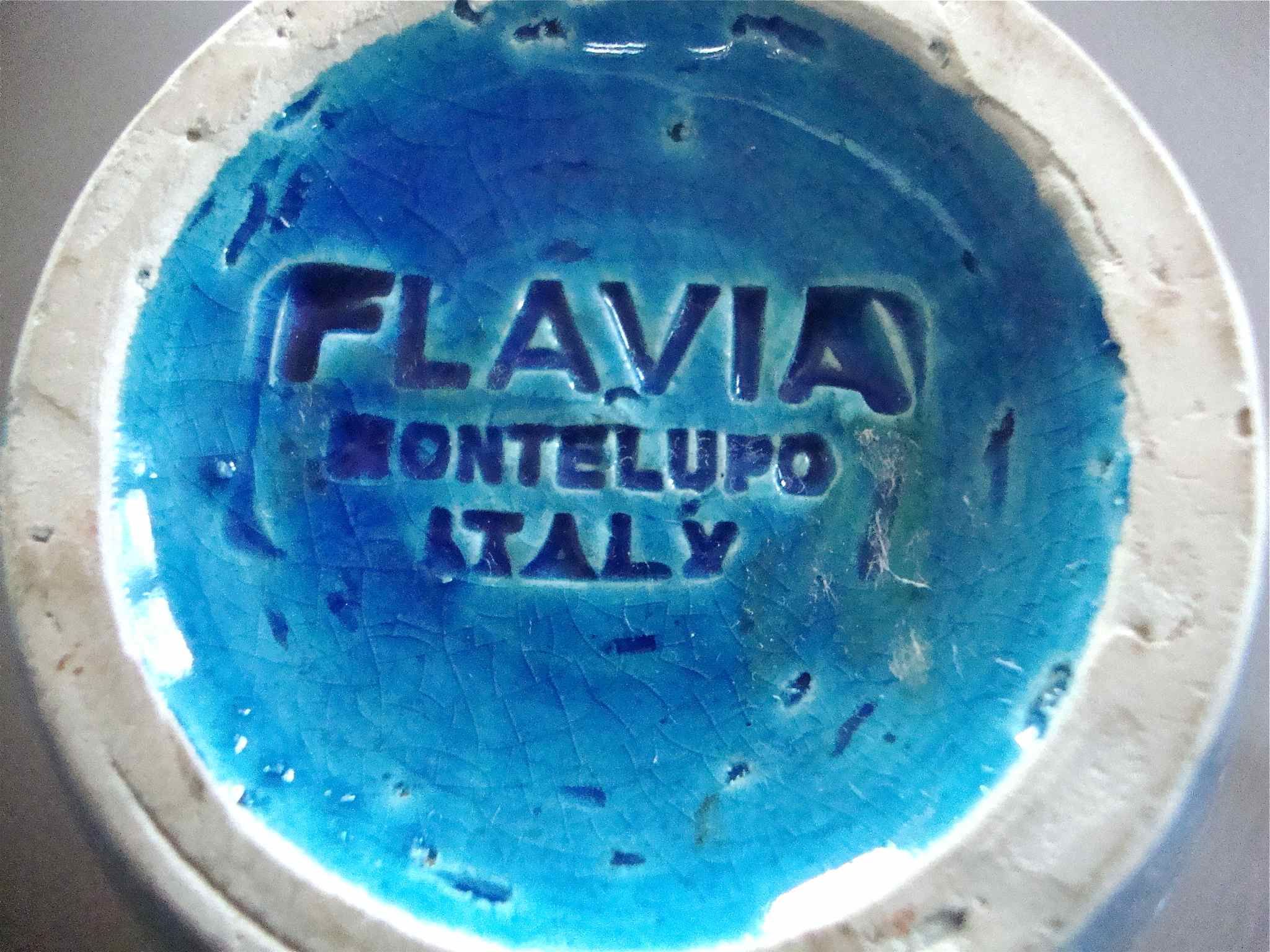 Vase Aldo Londi Rimini blu