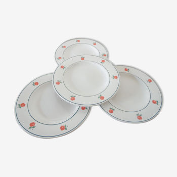 4 flat plates Niderviller