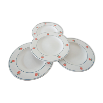 4 flat plates Niderviller