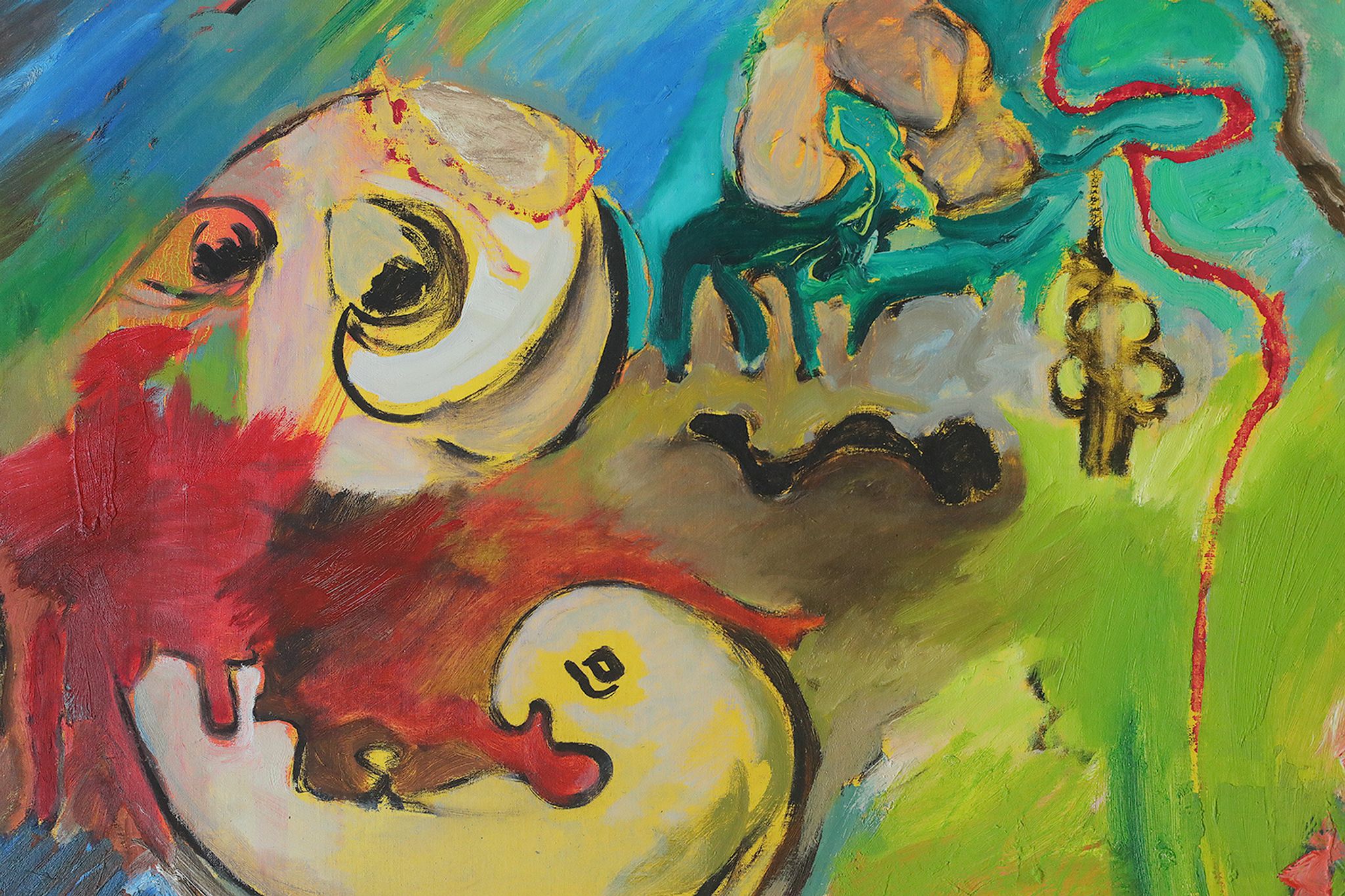 Lennart Lilja, Huile sur toile, Encadrée