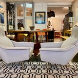 Paire de fauteuils Guy Besnard