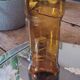 Amber glass vase, 1970s