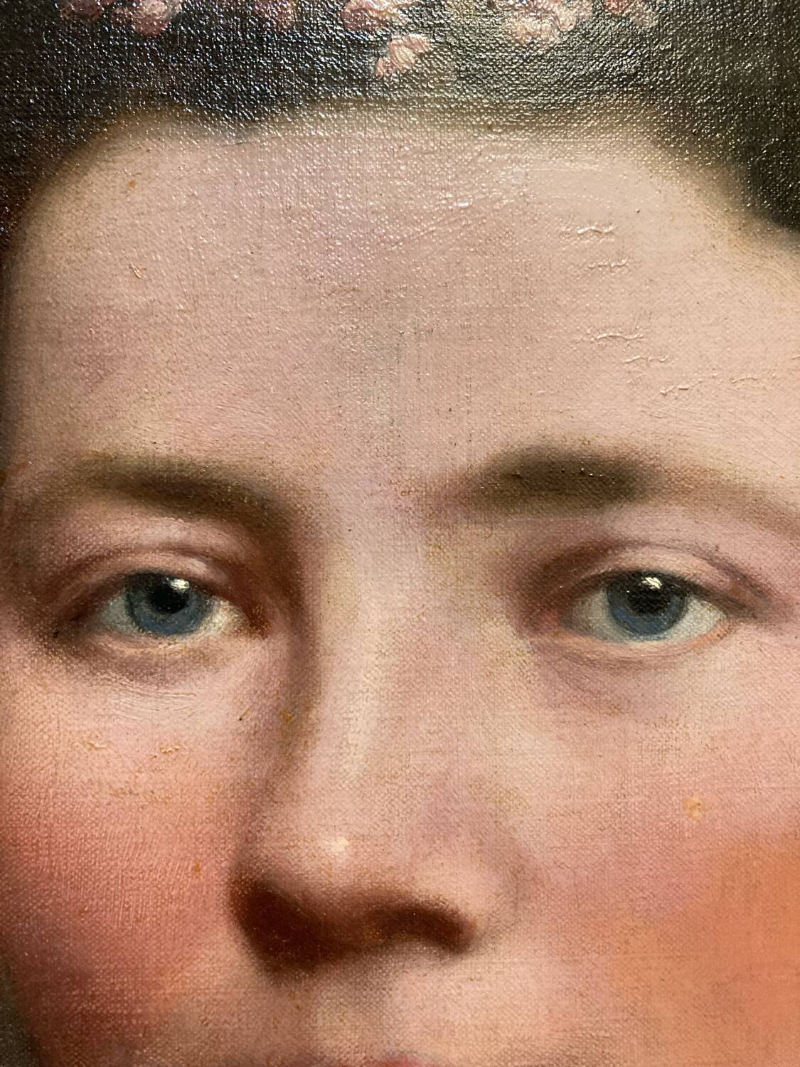 Portrait of a woman from the 19th century.