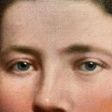 Portrait of a woman from the 19th century.