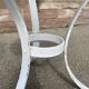 Pedestal table metal garden bistro 1950 vintage