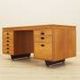 Executive desk with nine drawers and pull-out surface, teak veneer, Nipu, Denmark, 1970s