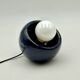 Vintage Blue Ceramic Lamp from Italy, 1970s