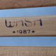 Large brutalist pine rocking chair from Wasa, 1987
