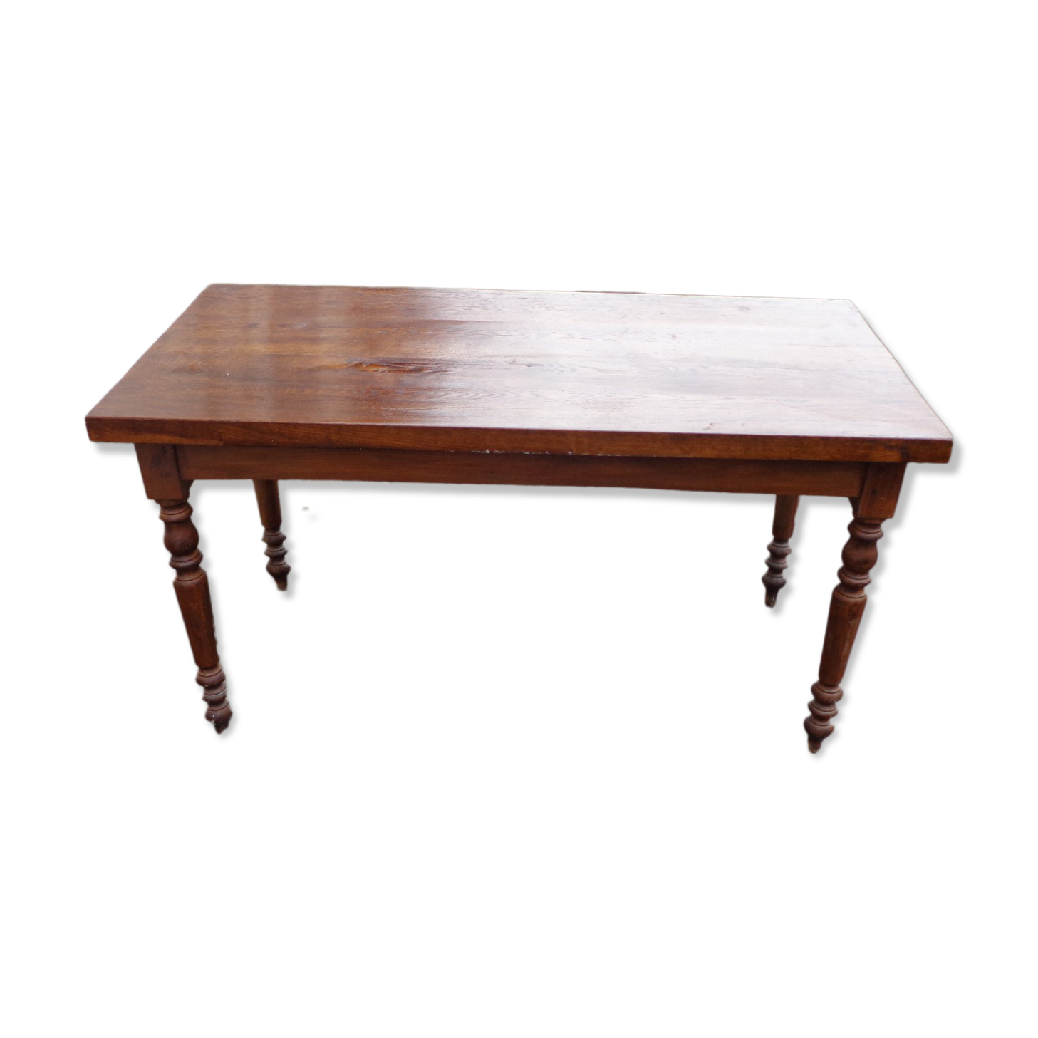Wooden bistro table