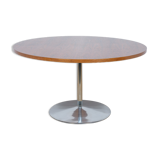 Mid-Century Round Dining Table, 1970s