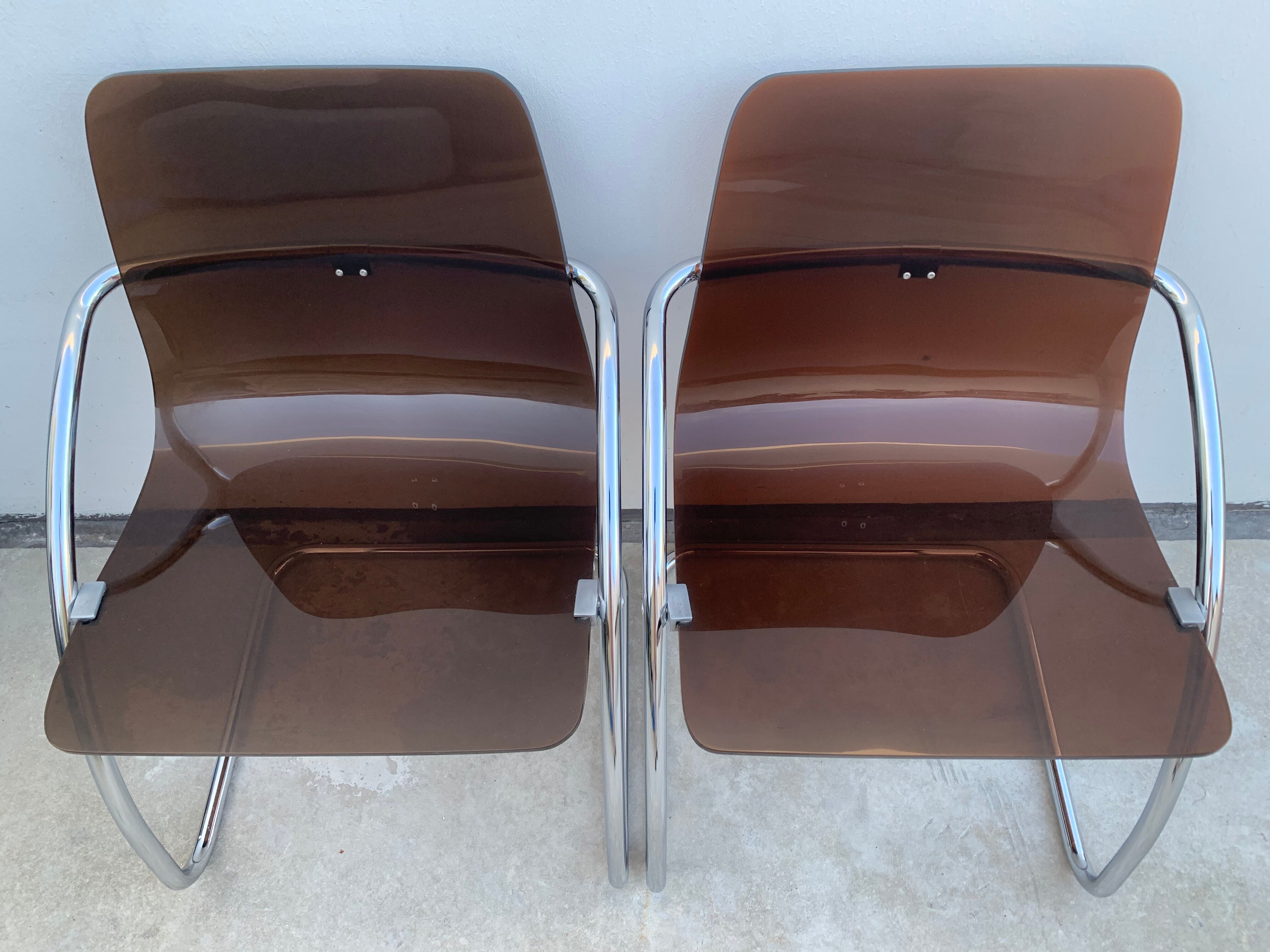Pair of armchairs Blooming design Yves Christin, Airborne