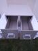 Metal cabinet 2 drawers industrial loft 70s
