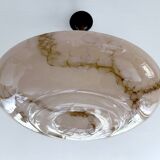 Art Deco Pink Glass Bakelite Pendant Light
