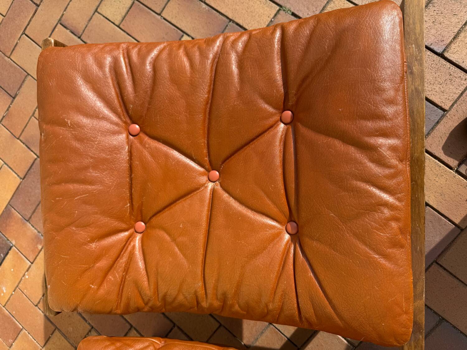 Fauteuil vintage « Hunter » avec ottoman par Torbjørn Afdal, années 1960, Norvège