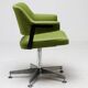 André Cordemeyer desk chair for Gispen, green wool, Netherlands, 1960s