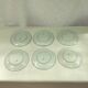 Set of six plates dish dessert in Limoges porcelain dimension: diameter -18,5cm-