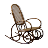 Rocking chair wood and caning