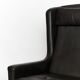 Fauteuil à oreilles et repose-pieds vintage par Rudolf Glatzel pour Kill In