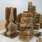 Chess set - brutalist - 1970s