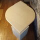 Table basse oeil en travertin