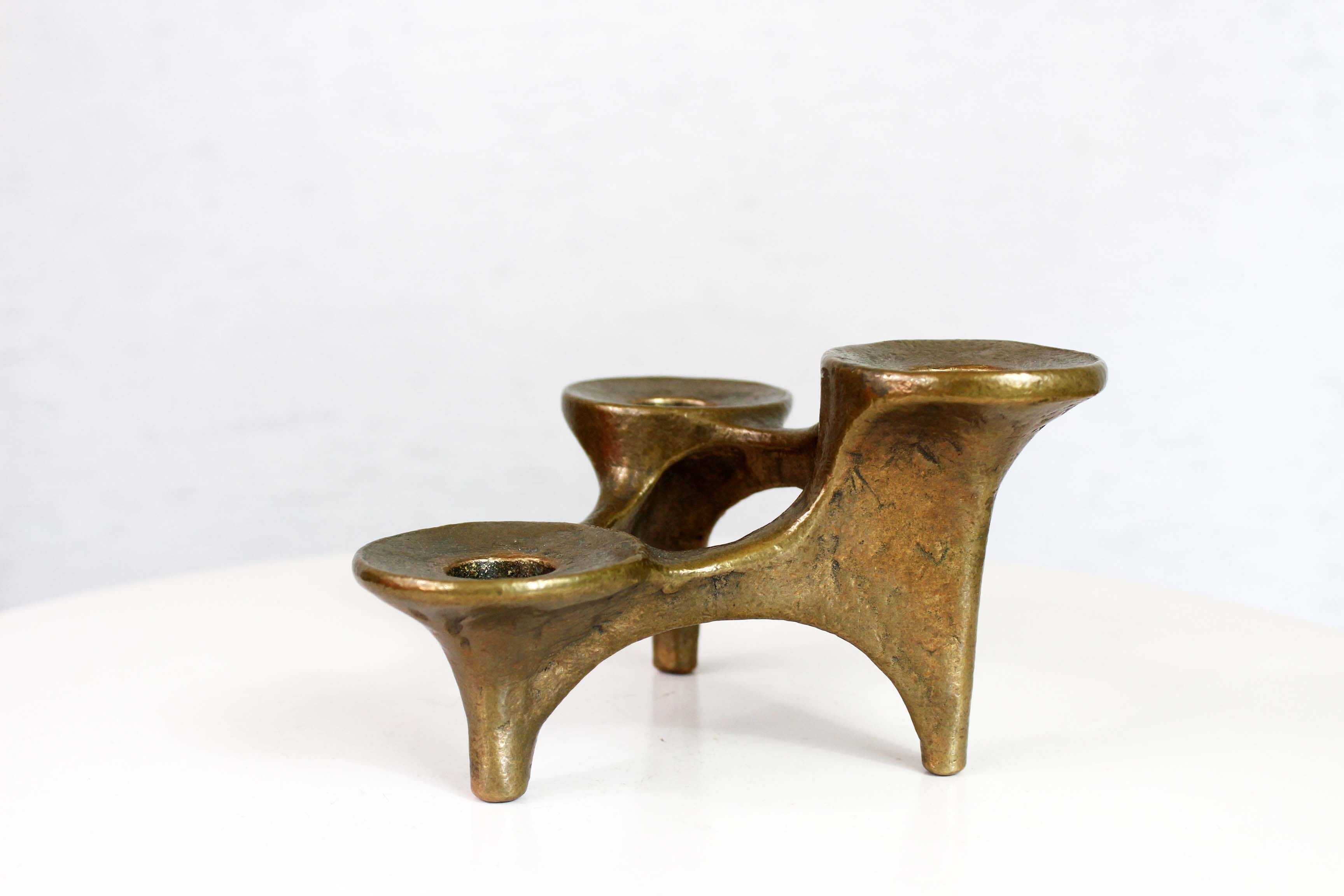 Candlestick brutaliste by Michael Harjes 1960