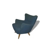 Canapé sofa Club Wing EGG chair organic annéee 50