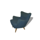 Couch sofa Club Wing EGG flesh organic year 50