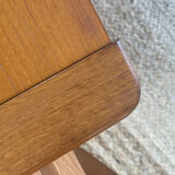 Vintage elm bedside table