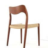 Lot de 4 chaises Niels O Möller modèle 71