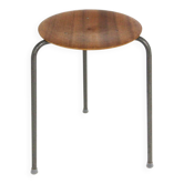 Tabouret scandinave en teck, Suède, 1960