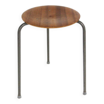 Tabouret scandinave en teck, Suède, 1960