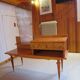 Console dressing table - hall furniture - drawer and mirror - 60s - vintage - modernist