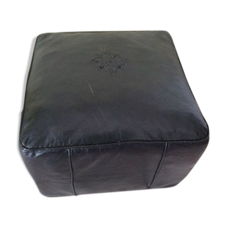 Pouf carre all leather