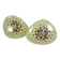 Large Vintage Czechoslovakian Opaline Glass Pendant Lights, 1970s, Set of 2