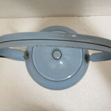 Vintage enameled metal kettle