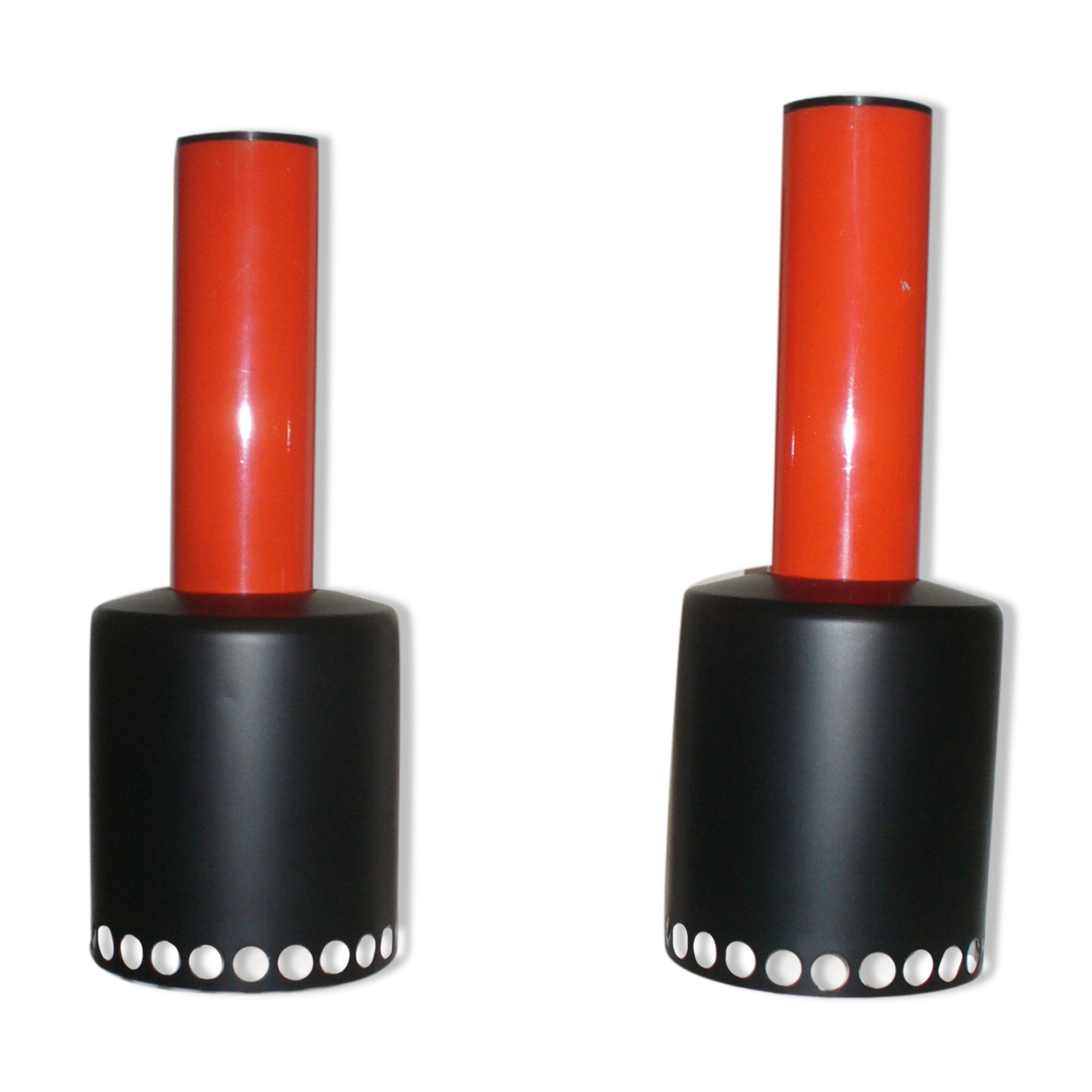 Pair of hanging lamps from the 70s