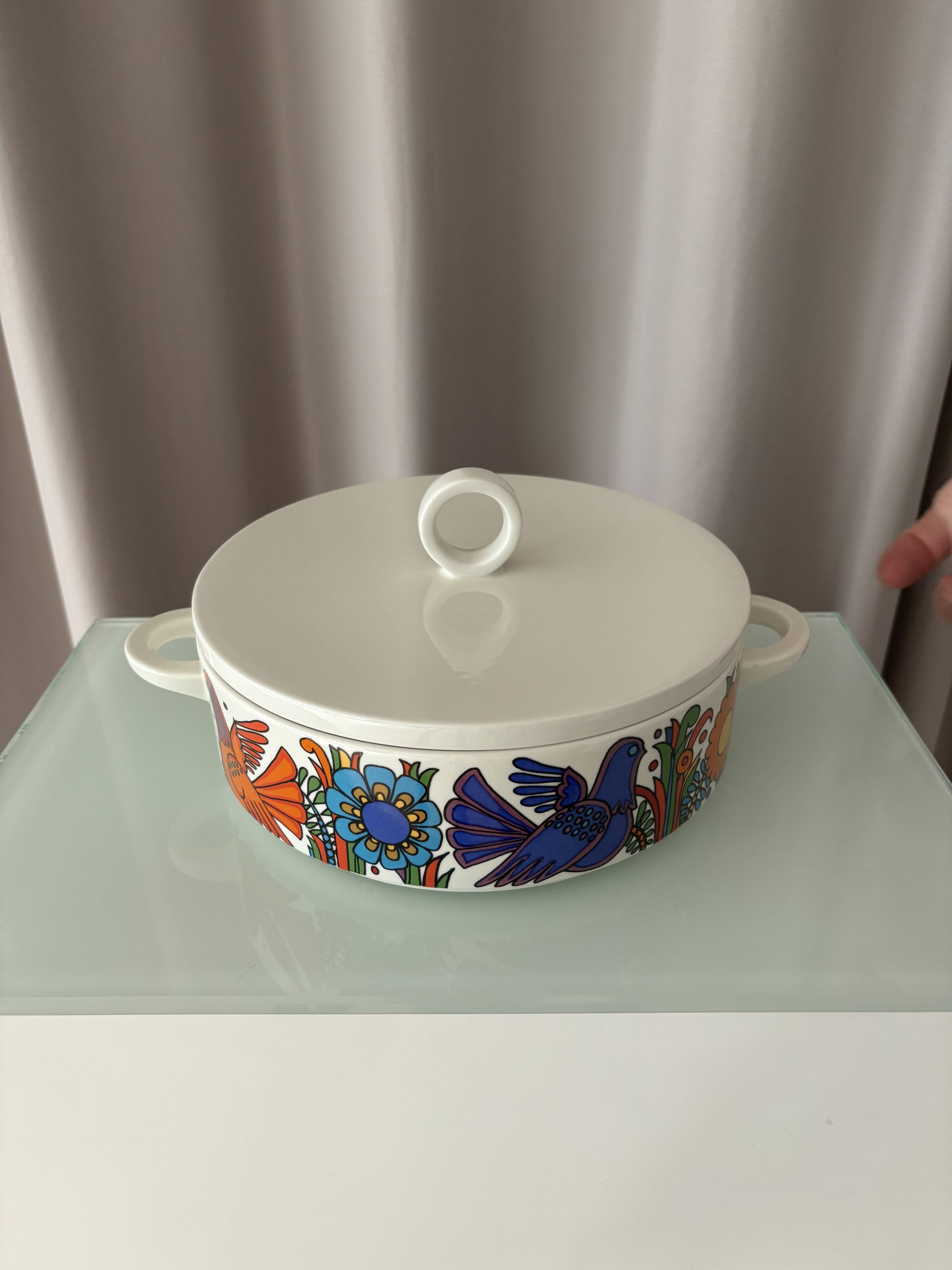 Vintage Villeroy & Boch Acapulco Covered Serving Dish